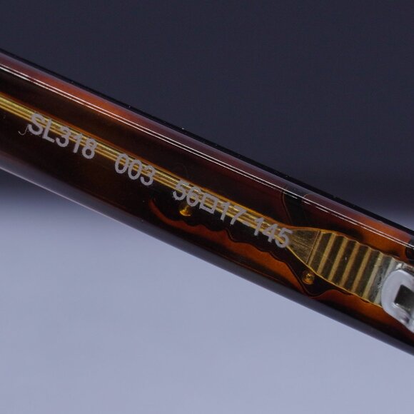 Saint Laurent SL318 003 Rectangle Sunglasses - Havana/Green - Picture 10 of 10